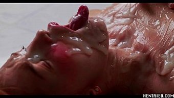 Jia Lissa'Nın Vahşi Bukkake Deneyimi - Çarpıcı Genç Kızıl Saçlı Bir Gerçek Hentai Senaryosu