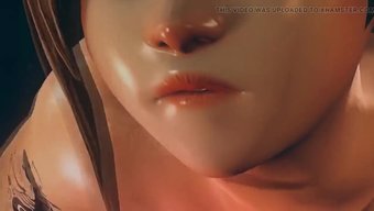 3d Milf, Amında Ve Poposunda En Büyük Yarrağı Alıyor