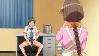 Üvey Anne, Üvey Oğlunu Mastürbasyon Yaparken Yakalıyor Ve Işini Bitirmesine Yardım Ediyor.