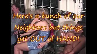 Amatör Çift, Azgın Büyükanneler Ve Büyük Siyah Yarrağıyla Vahşi Bir Partiye Ev Sahipliği Yapıyor