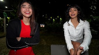 Parkta Kızlarla Tanışıp Onları Bizimle Sikişmeye Ikna Ediyoruz - Cindy Luna Petite