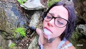 Bir Yavru Kedi, Dost Canlısı Bir Yabancının Ağzının Yardımıyla Yiyecek Bulur.