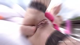 Sara Slave'Nin Çift Penetrasyon, Boşluklar Ve Içine Boşalma Ile Aşırı Anal Yolculuğu